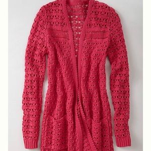 NWT ANTHROPOLOGIE Blythe Eyelet Cardigan SPRING!